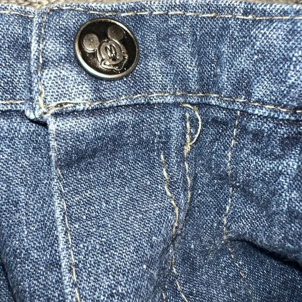 Vintage Disney Baby Y2K Mickey Mouse 28 cargo denim pants size 24 months